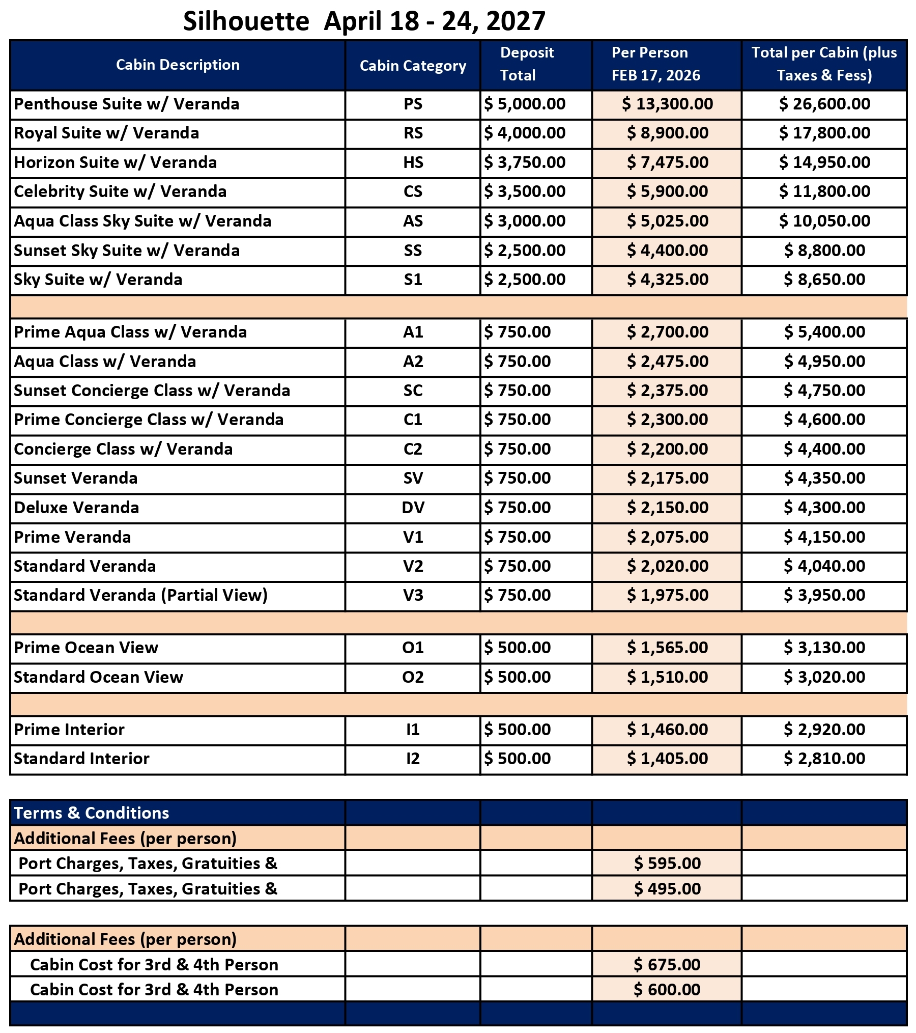 Silhouette 2027 Price Increase 2.17.26
